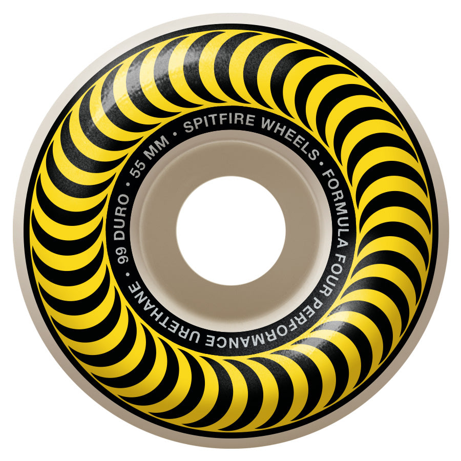 Spitfire F4 Classic Swirl Skateboard Wheels 55mm 99D