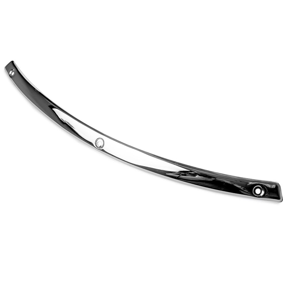 Krator Chrome Windshield Trim Windscreen Accent Compatible with 1996-2013 Harley-Davidson Motorcycles ('96-'13 Electra Glides, '06-'13 Street Glides, '09-'13 Trikes)