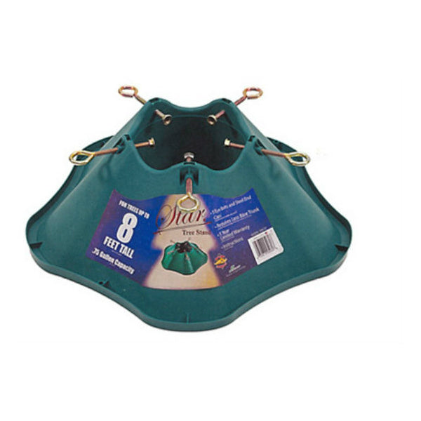 Jack-Post® 508-ST Star® Christmas Tree Stand for Up to 8', Green, 0.75-Gallon
