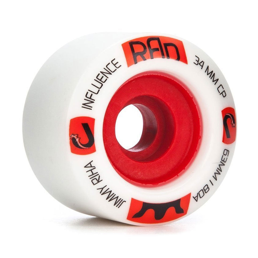 RAD Influence Jimmy Riha 63mm/80a 4pk - White/Red