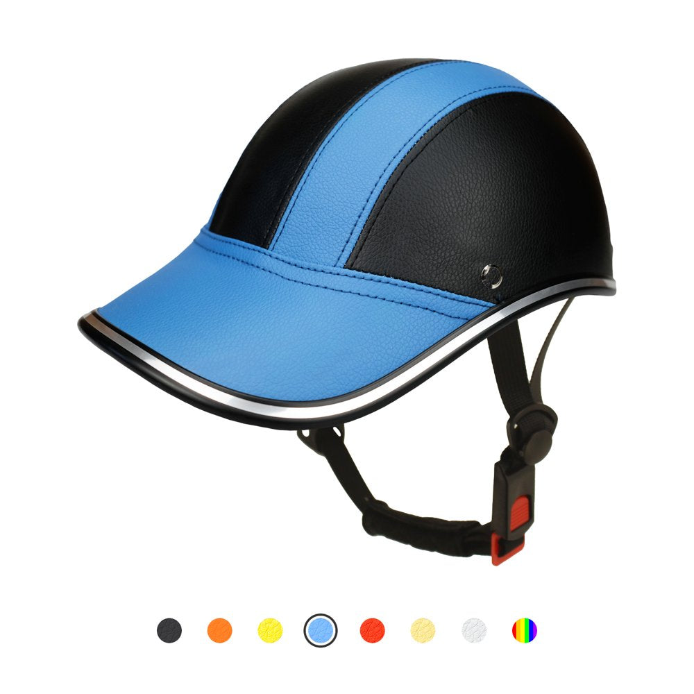 FROFILE Bike Helmet for Adults Men Women Youth - (Blue, Medium) Safety Urban Style Baseball Cap Mountain Road MTB Ebikes Bicycle Helmet
