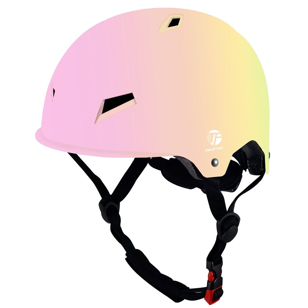 Jeefree Kid Skate Helmet,Skateboard Helmet,Kids Bike Helmets for Boys,Girls,5-8 Years(48-54Cm)