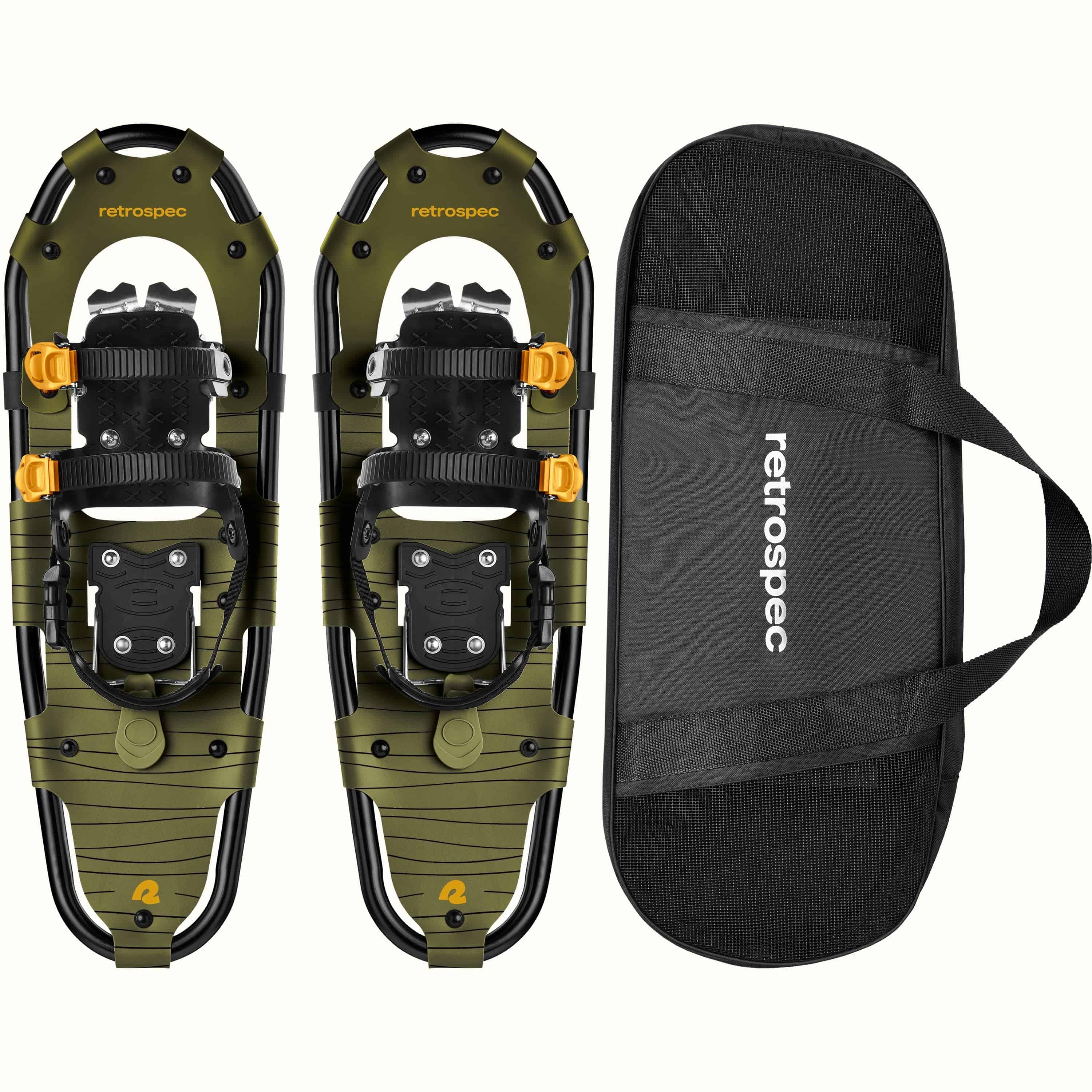 Drifter Lightweight Snowshoes | Olive 25 in (110-160lbs)