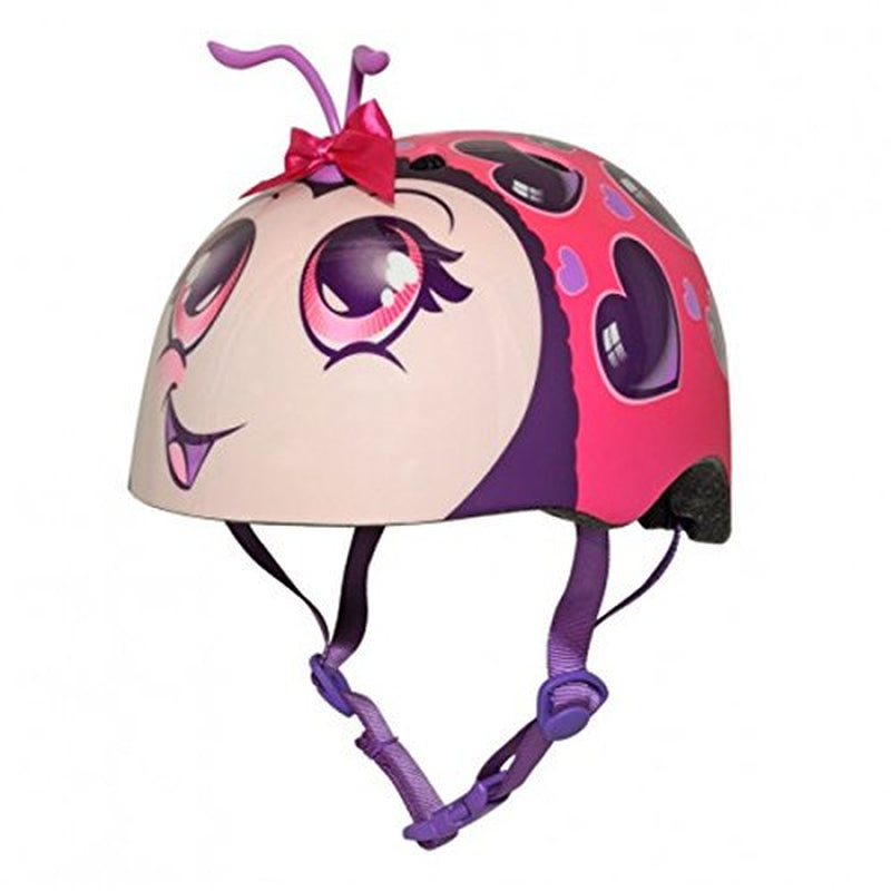 Raskullz Pink Girl'S Love Bug Bicycle Helmet