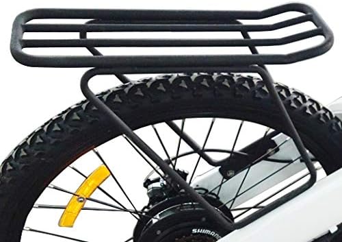 ECOTRIC Rear Rack for Seagull Electric EBike (Black)