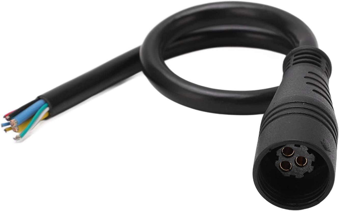 VGEBY Electric Bike Connecting Cable, Motor Convert Extension Cord 9 Pin 31cm with Waterproof Female Connector Electric Accessories