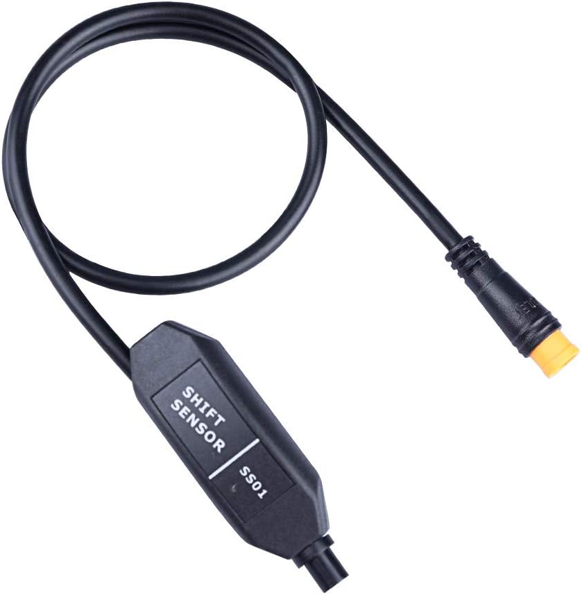 BAFANG Gear Sensor for Mid Motor : Shift Sensor for Mid Drive Electric Bike Conversion Kit BBS02 BBSHD BBS02B BBS01 - Ebike Derailleur Shifter Cable Parts with 3Pin Male Connector (16.9 inch)