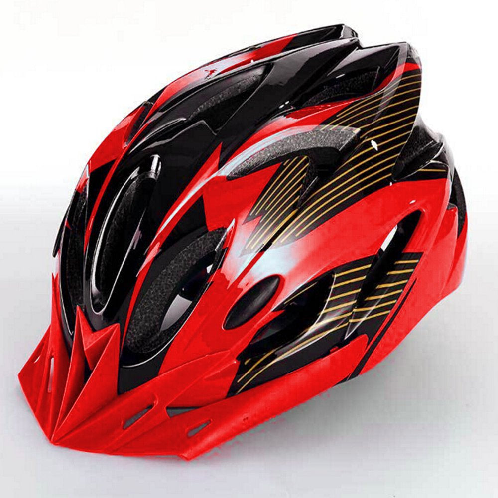 Tretra Adult Cycling Bike Helmet Adjustable Visor Head Protection Safety Cap for Men Women
