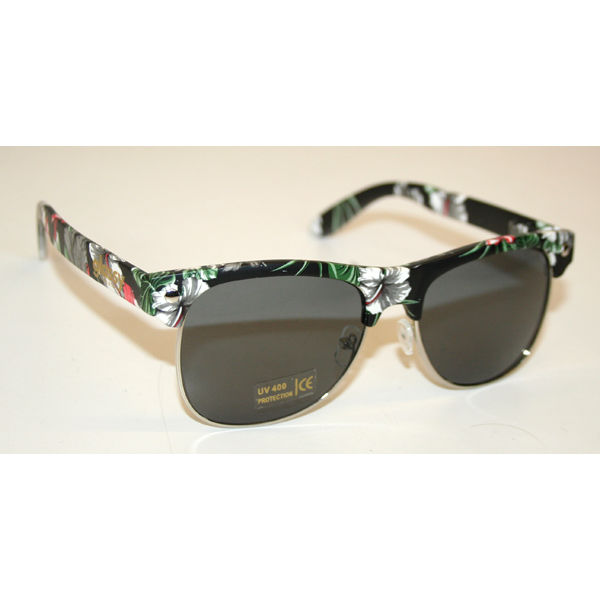 Glassy Sunhaters - Shredder Sunglasses - Black/Floral SALE