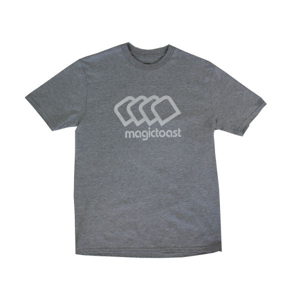 Magic Toast Logo T-Shirt Grey Snowboard/Skateboard/Surf
