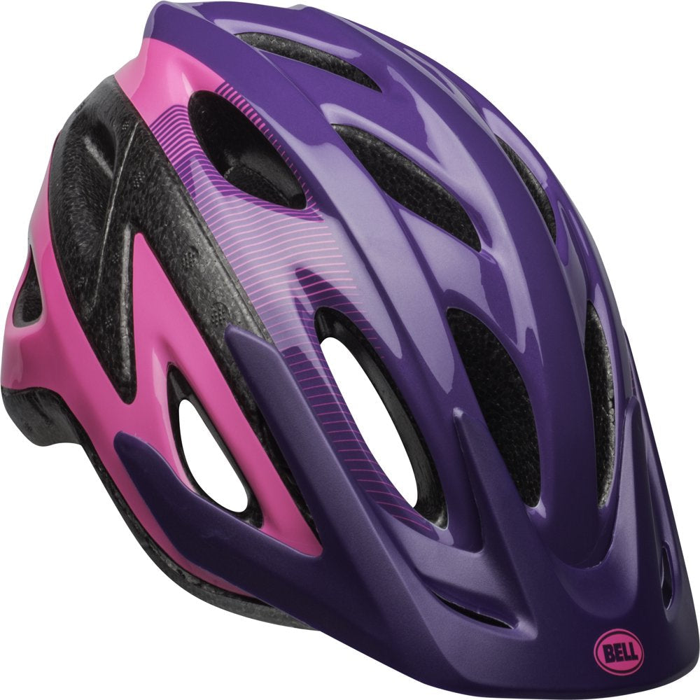 Bell Axle Bike Helmet, Repose Pink/Purple, Youth 8+ (52-58Cm)