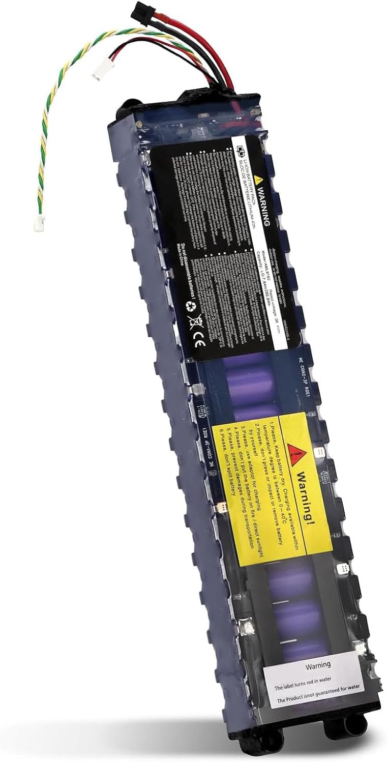 36V Electric Scooter Battery Pack 6.6Ah/7.8Ah/9.6Ah/10.5Ah Lithium-Ion Replacement Battery for M365 Electric Scooter with Communication,36V 7.8Ah