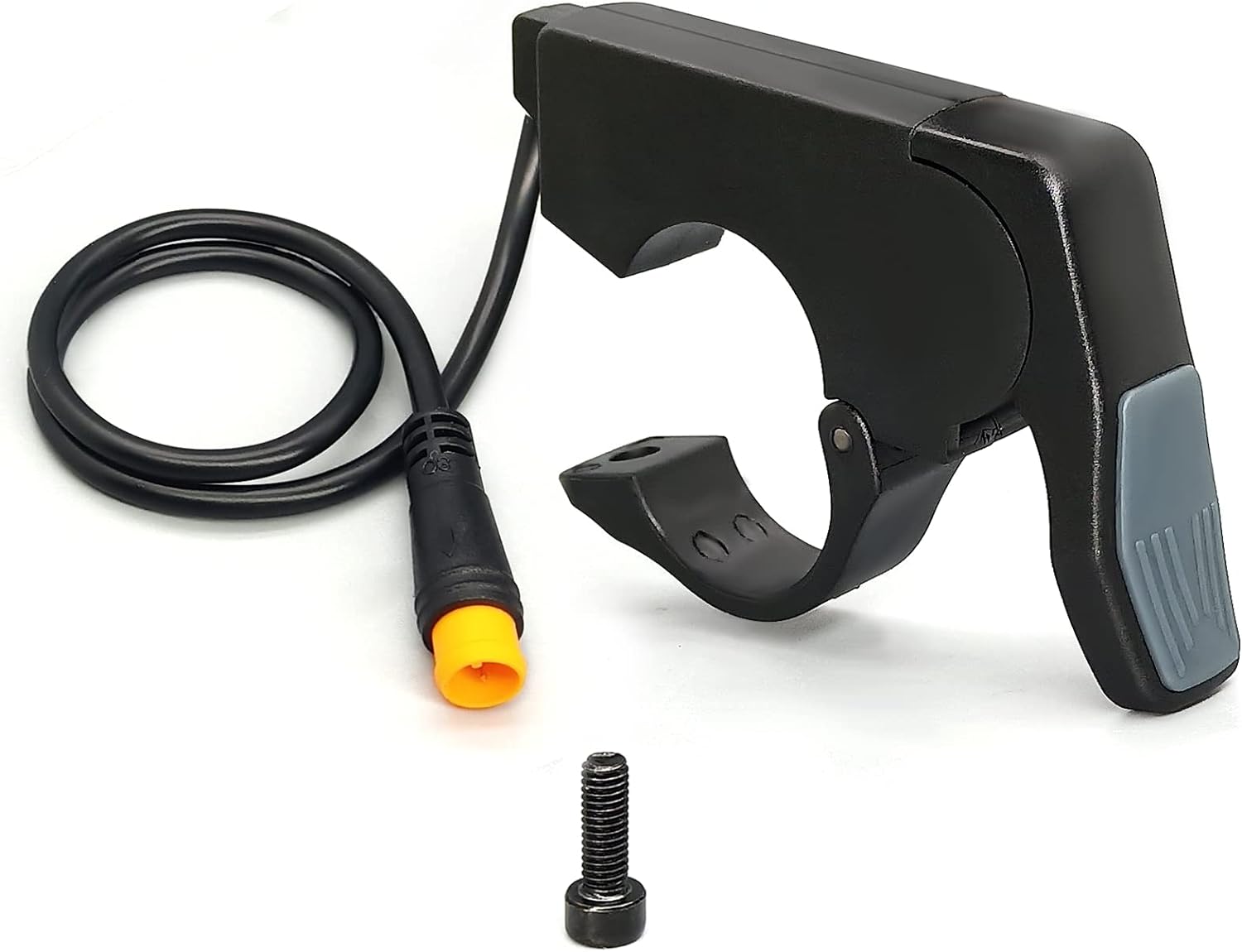 Ebike Quick Installation Thumb Throttle Compatible Left/Right Hand 36V/48V 60V/72V Electric Scooter Motor Throttle for Electric Bike Accessories