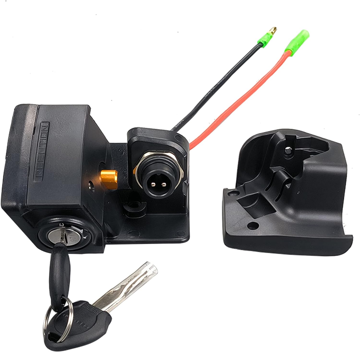 Reention Dorado Max Plus Pro Mini Ebike Battery Downtube dicharge Port Connector Bracket Holder Mounting Base Plate with Lock and Keys Mount Set(no Battery)