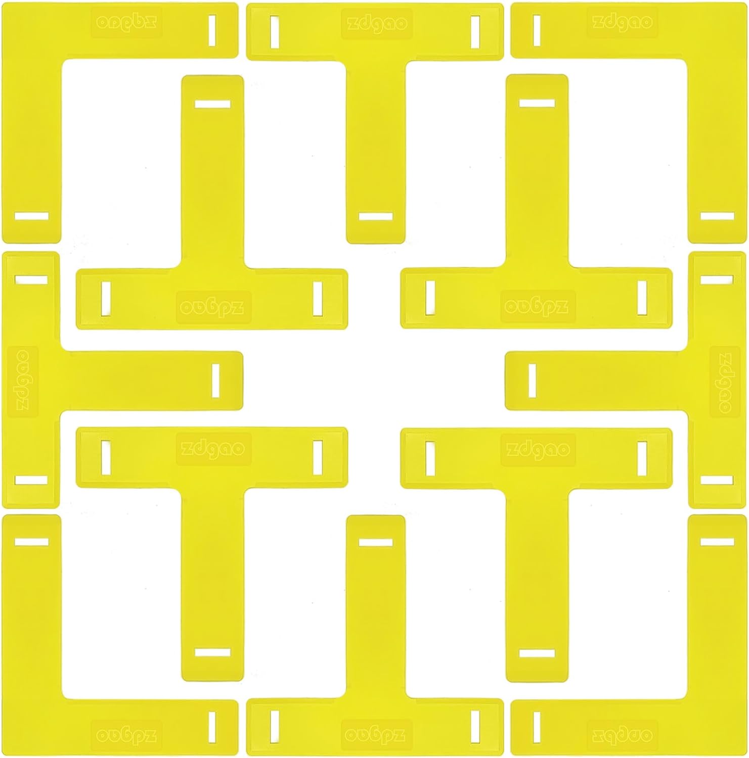 Zdgao Pickle Ball Court Marking Kit - Official Size Court Lines Floor Marker for Indoor Outdoor Pickle Ball Tennis Game