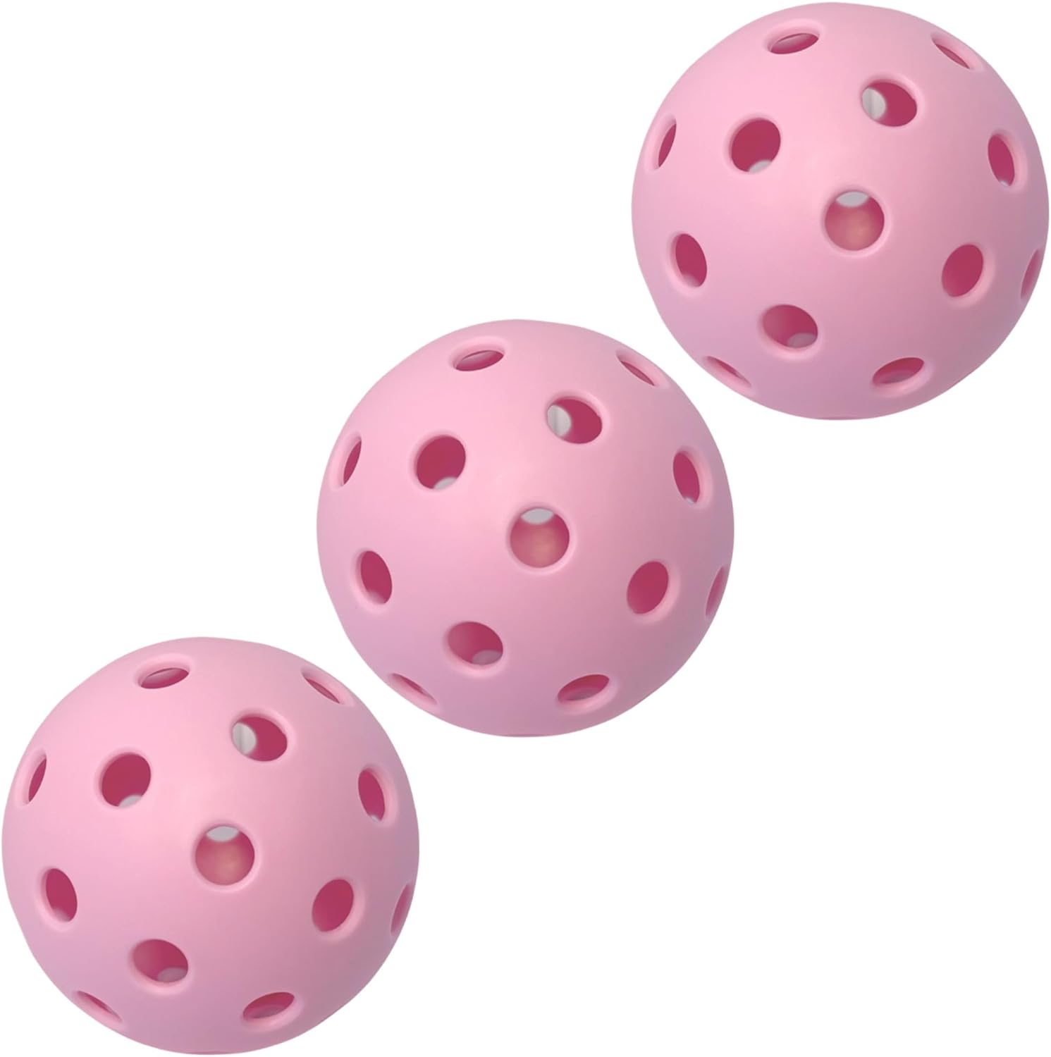 Outdoor Pickleball 3-Pack | Premium Durable 40 Hole Pickleball for Outdoor Play