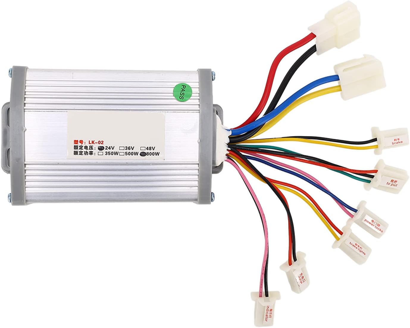 RiToEasysports 24V 800W Electric Bike Controller Kit,Brushed Electric Bike Conversion Part for Electric Bicycle Replacement