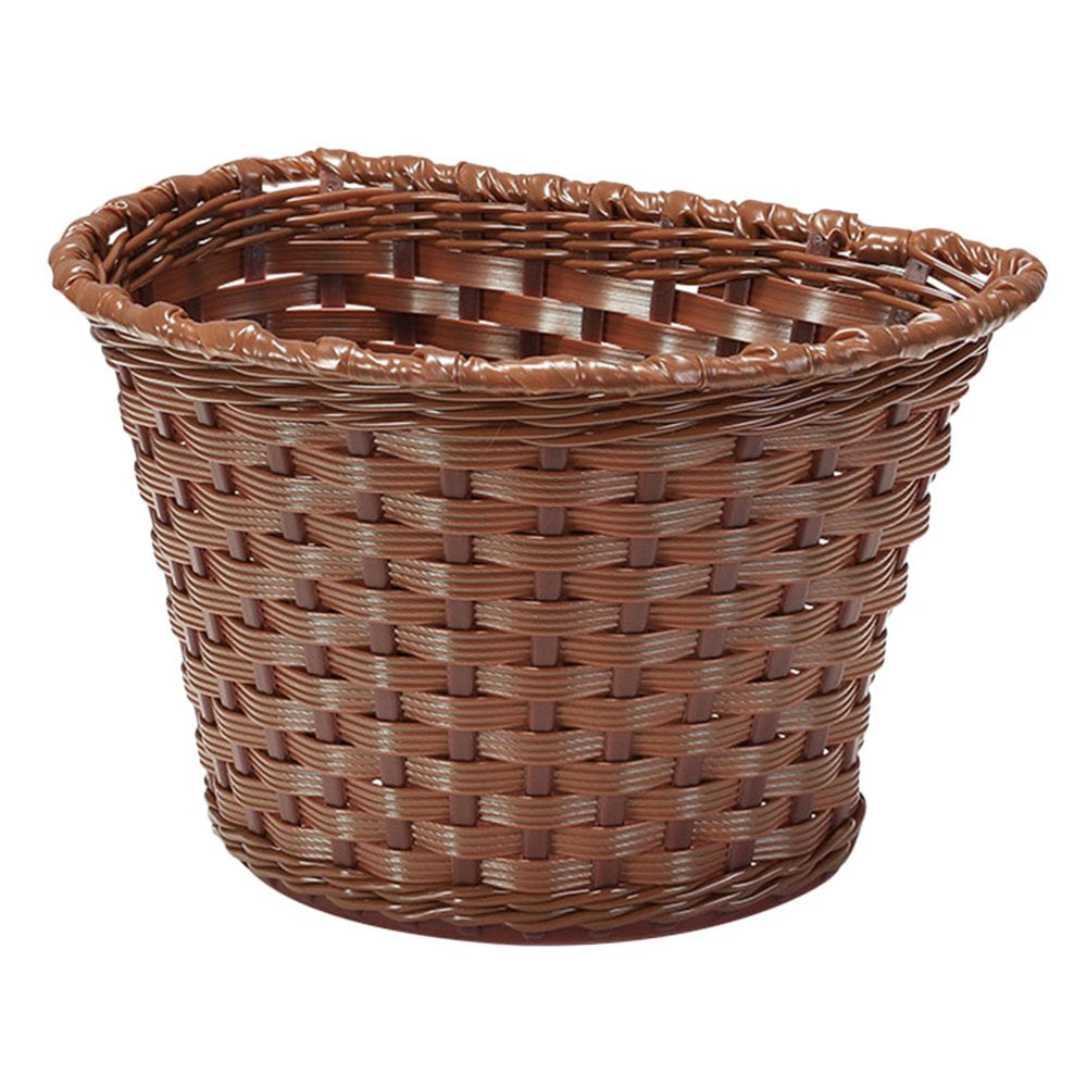 Hemoton Basket Bike Basket Rattan Storage Bicycles Baskets Wicker Handlebar Kids Wall Electric Tricycle Balance Woven Cruisers