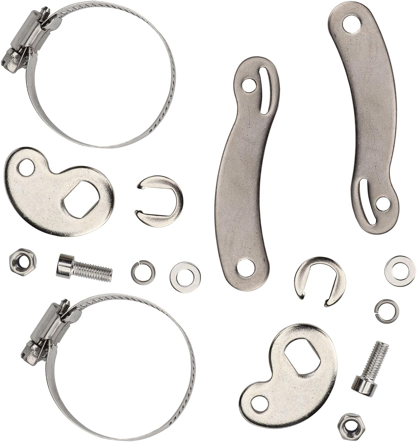 LGEGE Torque Arm Conversion Kit 2 Sets, Compatible with Most Electric Bicycle, Universal Protective Accessories for e-Bike Front or Rear Hub Motors (Not Exceed 14mm)