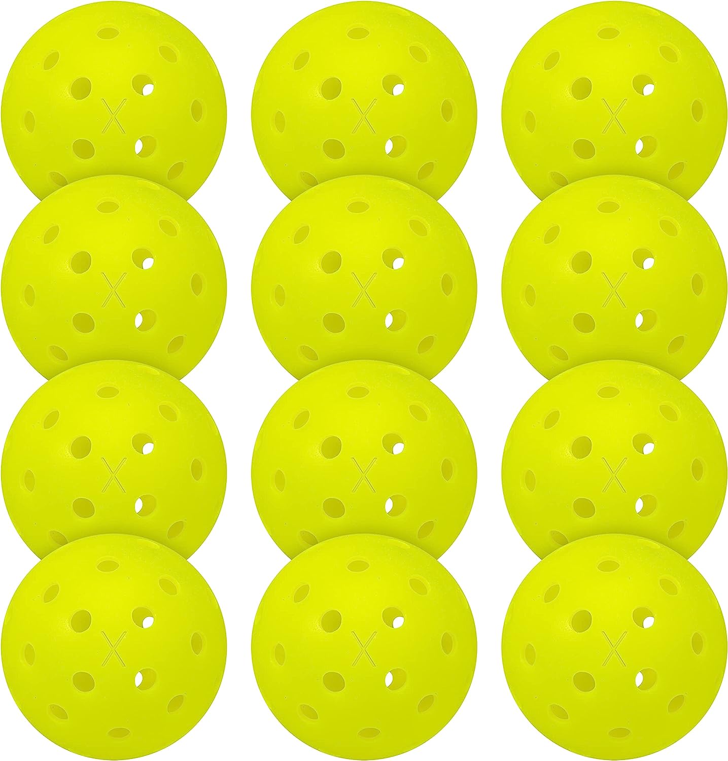 Franklin Sports Outdoor Pickleballs - X-40 Pickleball Balls - USA Pickleball (USAPA) Approved - Official US Open Ball