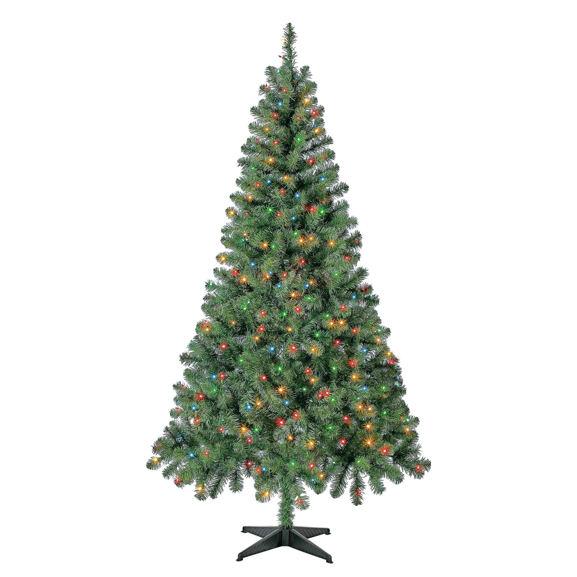Christmas Time Prelit 300 Incandescent Lights, Madison Pine Artificial Christmas Tree, 6.5'
