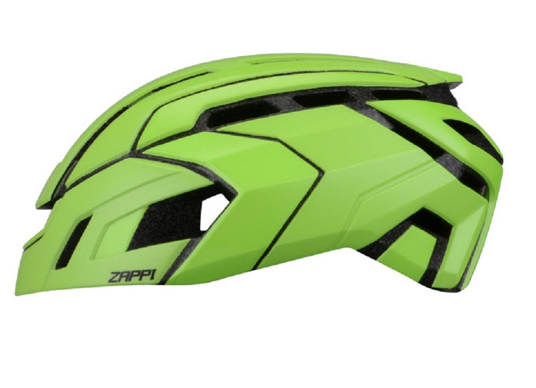 NOW ZAPPI Bike Cycling Helmet - Aerodynamic Bicycle Neon Green L/XL