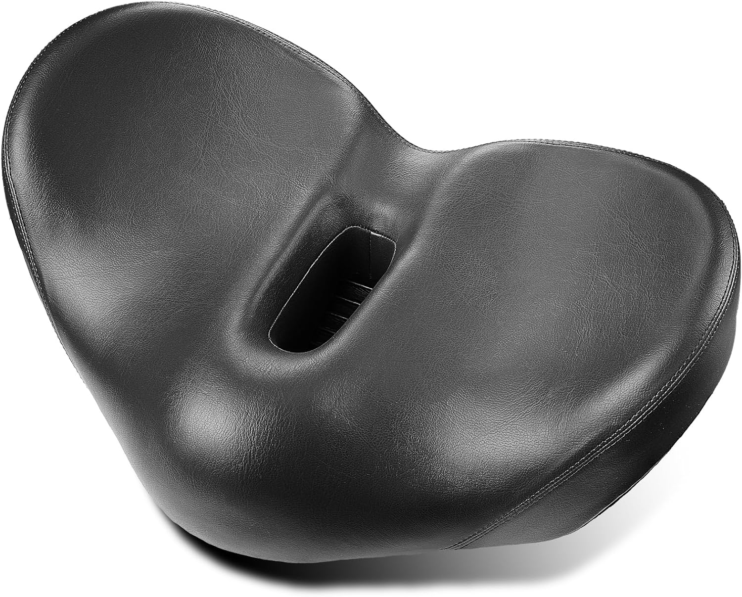 Noseless Bike Seat for Men Women Comfort - Oversized Noseless Bicycle seat Suitable for City, Electric Bikes, Wide Noseless Bike Saddle Cushion