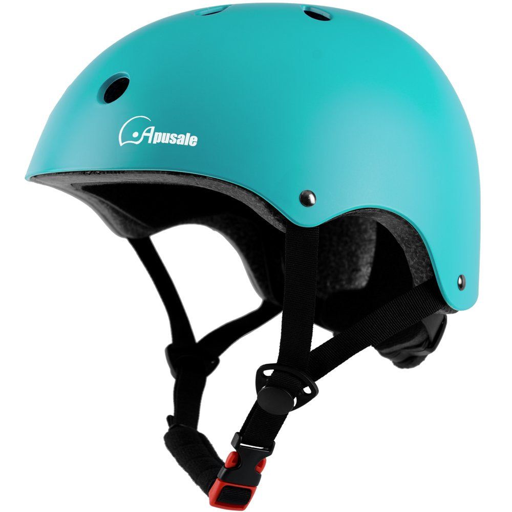 Apusale Kids Bike Helmet, for Scooter Skateboard Cycling Roller Skating, Adjustable 2 Sizes (Blue S)
