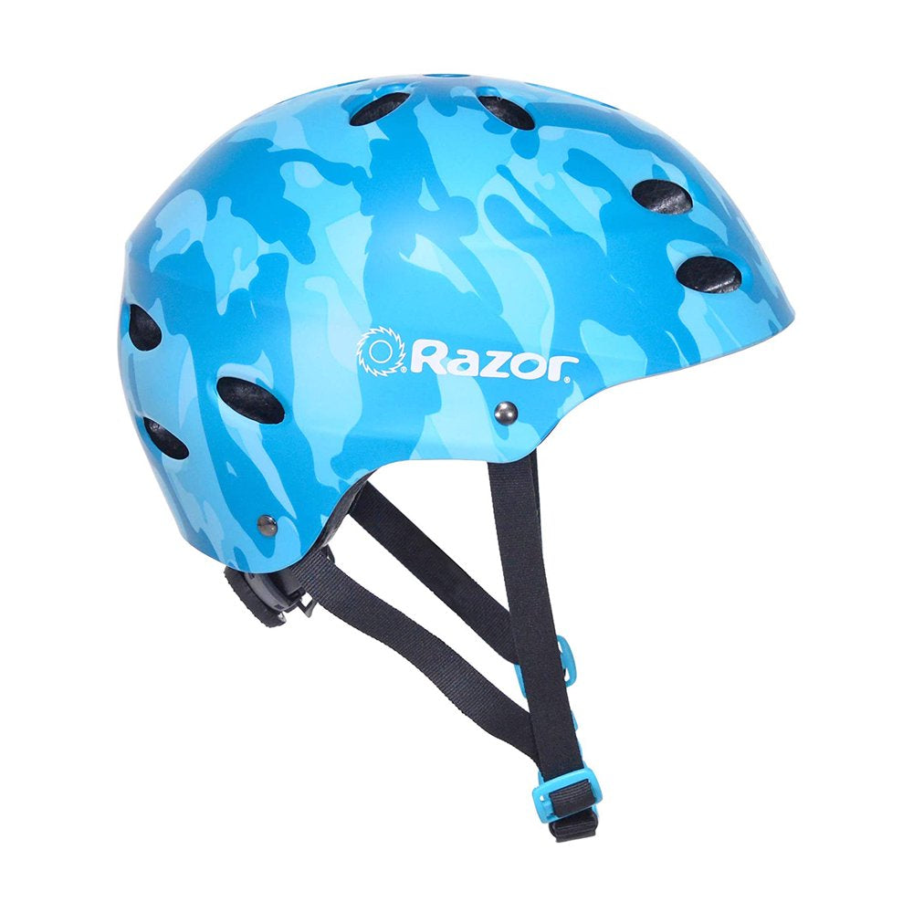Razor 97869 V-17 Youth Safety Multi Sport Bicycle Helmet for Kids 8-14, Blue