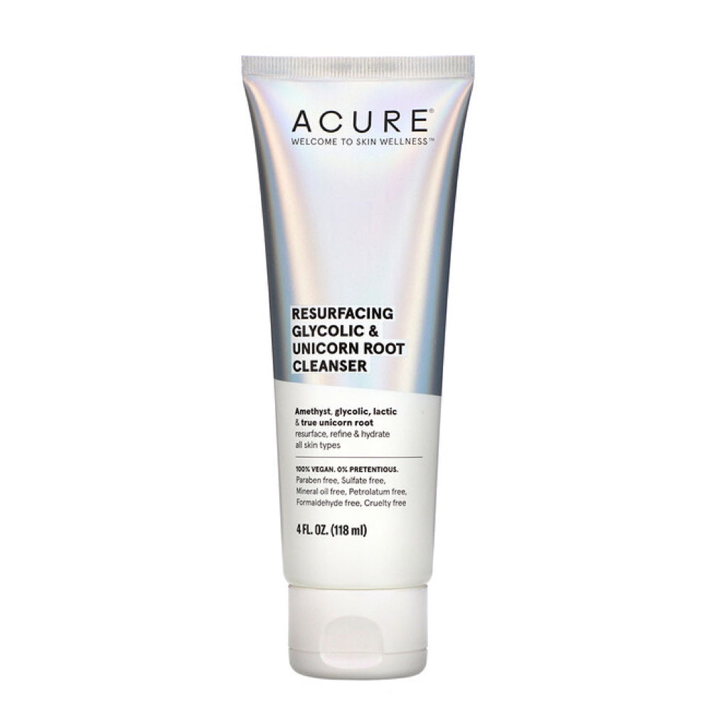 ACURE Resurfacing Glycolic & Unicorn Root Cleanser - 118ml