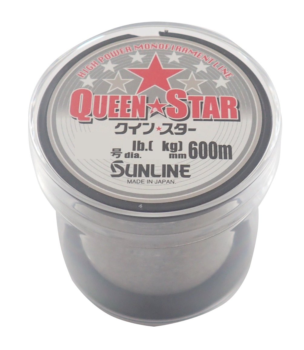 SUNLINE Queen Star Nylon Line 600m #1 4lb Clear Saltwater Fishing Line ‎60053082