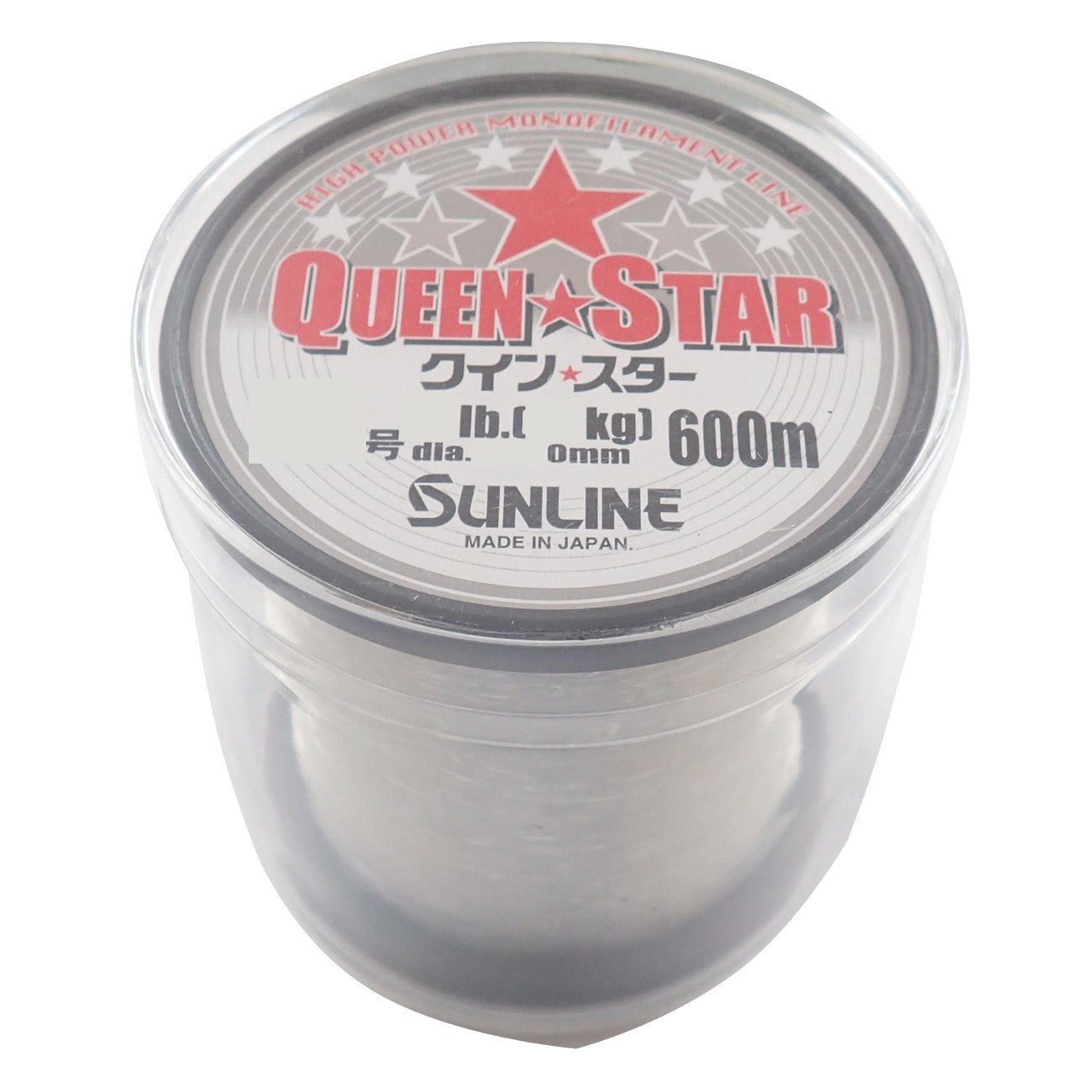 SUNLINE Queen Star Nylon 600m #30 130lb Clear Fishing Line ‎43211-8238 NEW