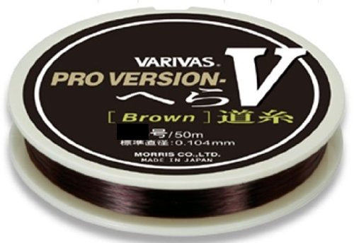 MORRIS Nylon Line VARIVAS PRO VERSION V Hera Yarn thread 50m #0.6 Brown NEW