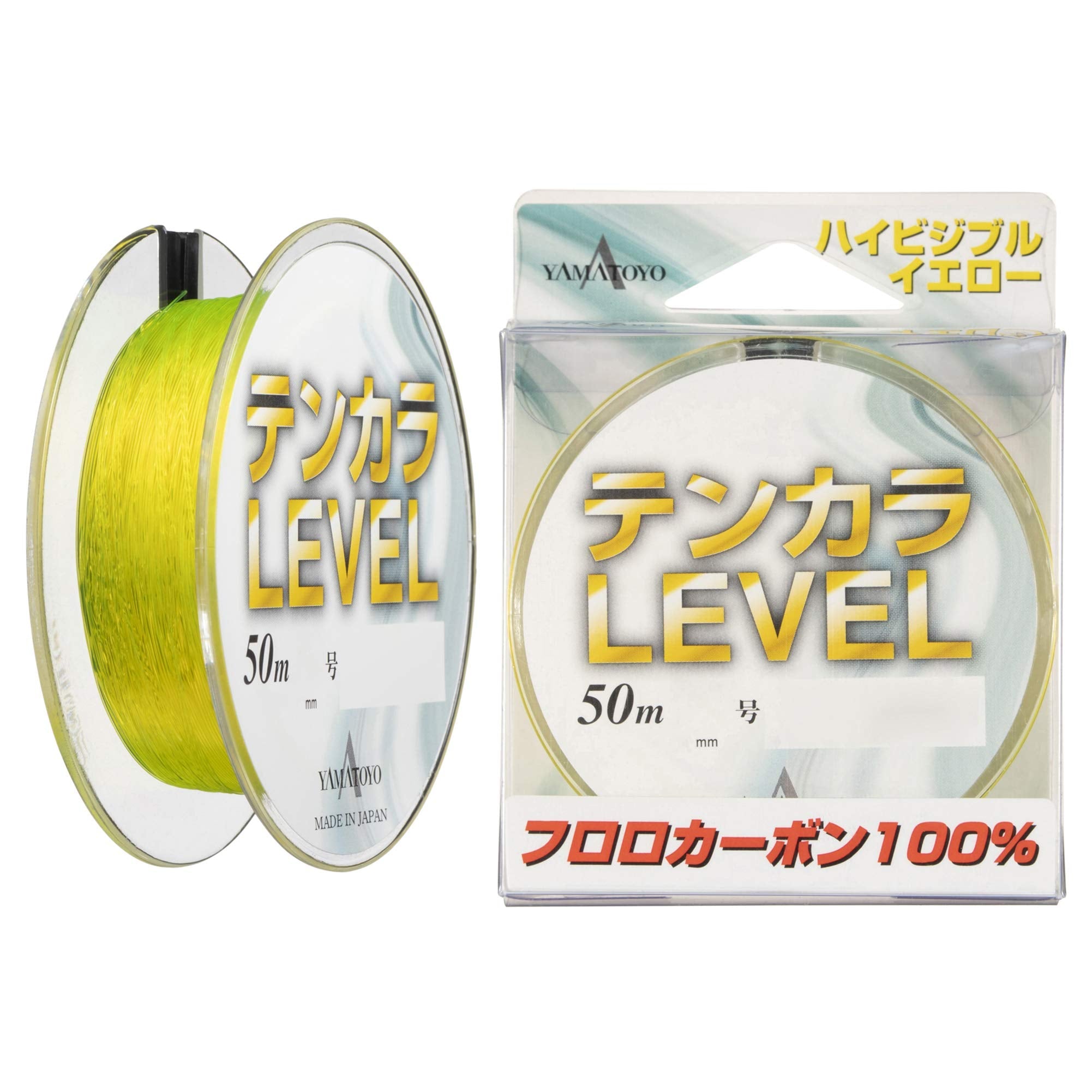 YAMATOYO Tenkara Level Fishing Line High Visible Yellow 50m #4 ‎43230-50355 NEW