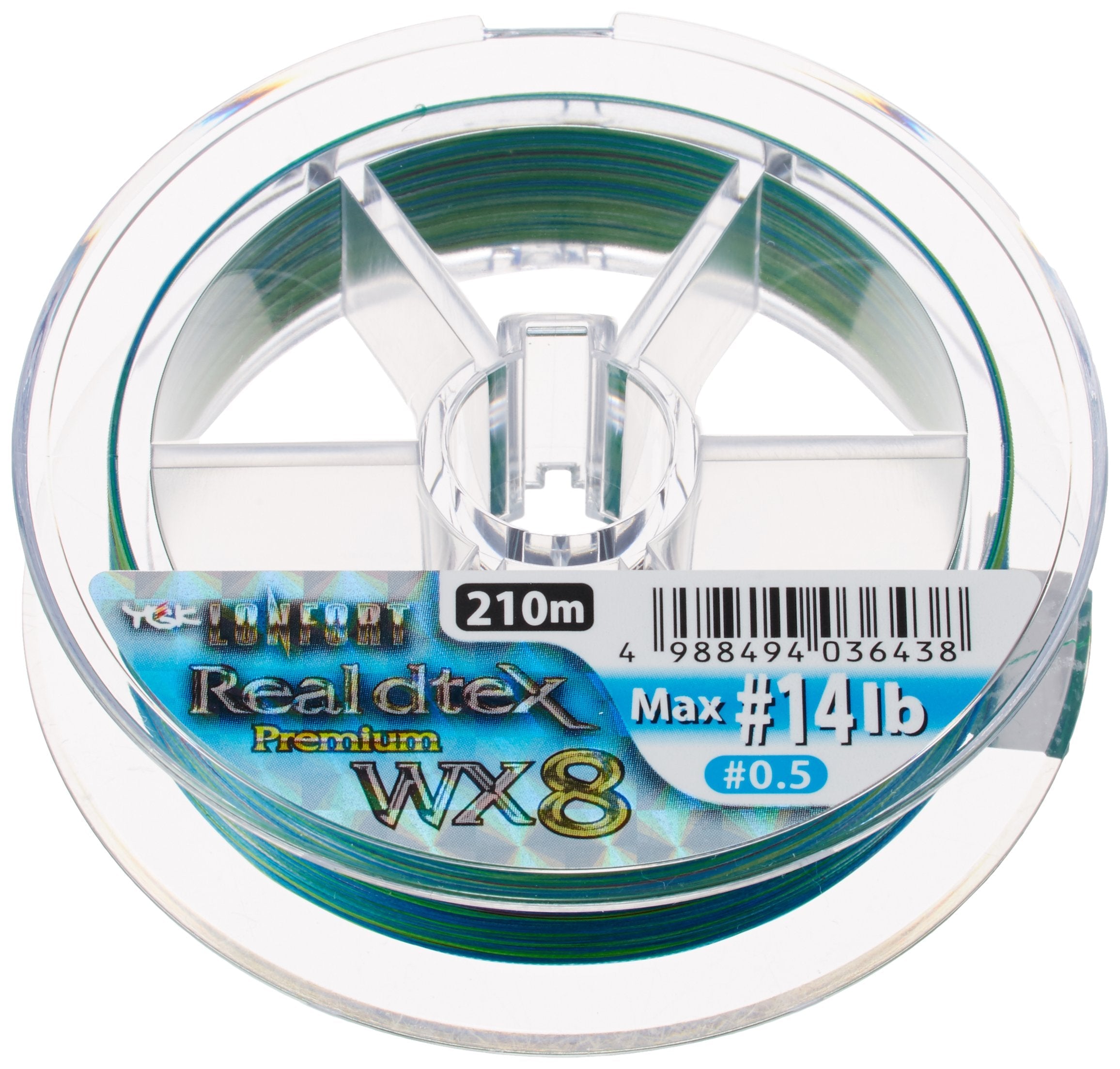 X-Braid Line LONFORT Real Desitex WX8 210m hanger pack #0.5 14lb Fishing Line