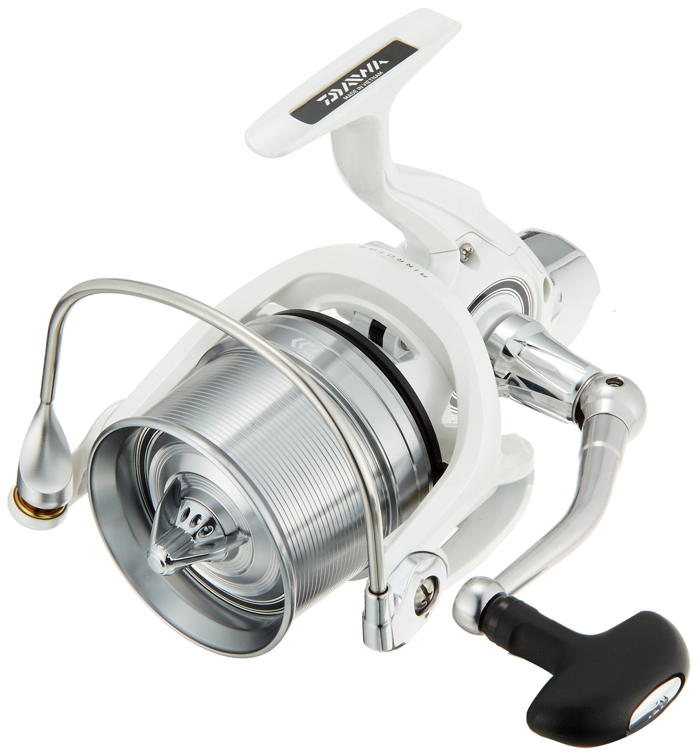 Daiwa Spinning Reel 17 Wind Surf 35 filament Fishing Reel Aluminum White Silver