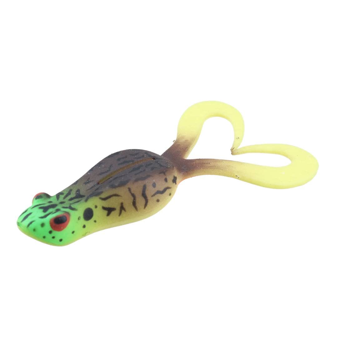 DAIWA Lure Frog Kicker Curly MOU 82mm feeble buzzing worm just throw and roll