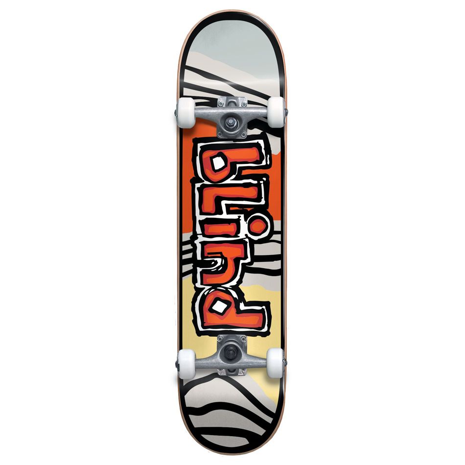 Blind OG Tiger Stripe FP Youth Red/Orange Complete 7.0"