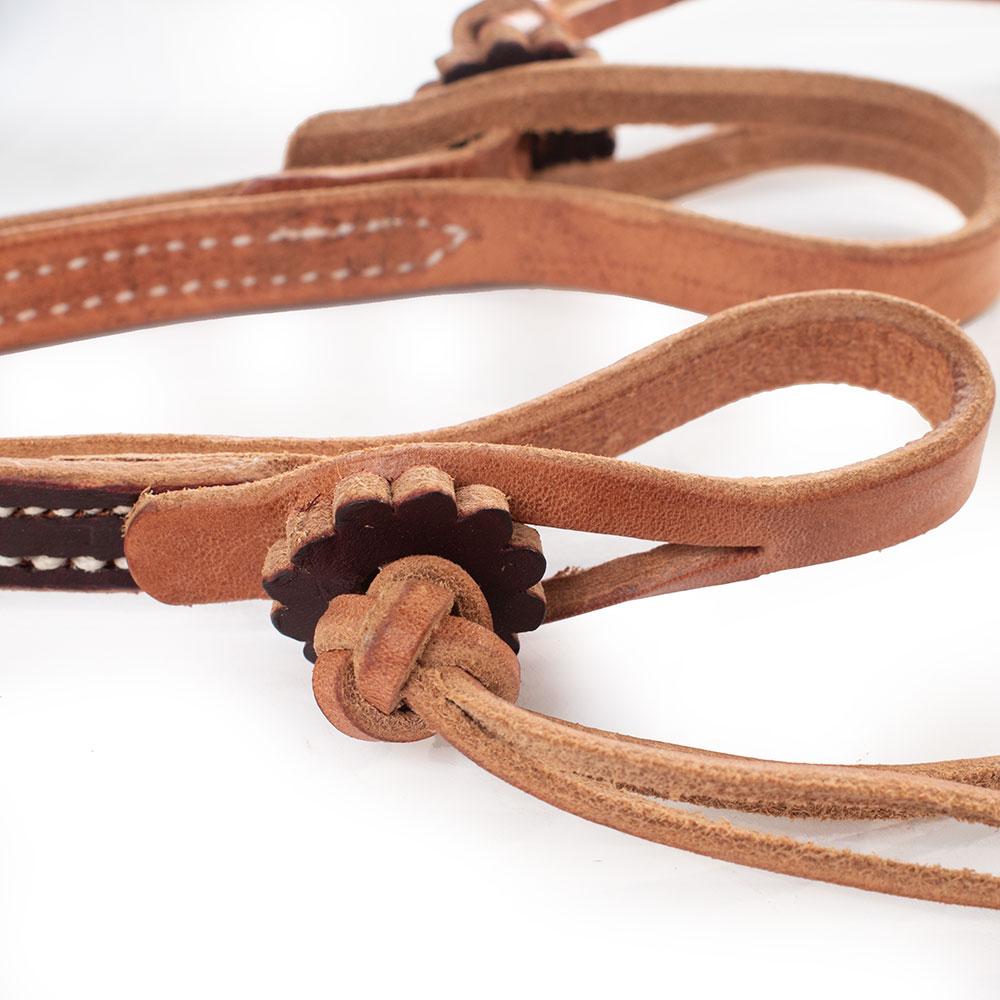 Patrick Smith Latigo Two-Tone Pineapple Knot Roping Rein
