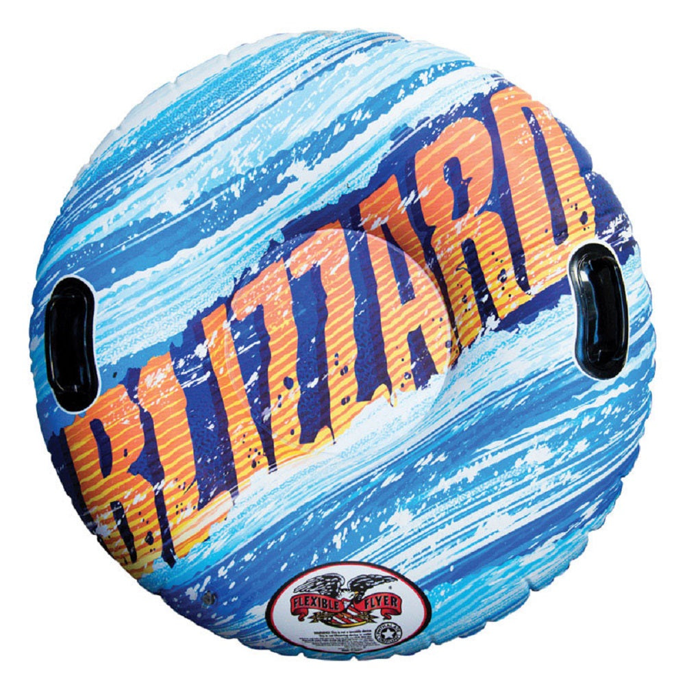 Flexible Flyer I-39 Blizzard Sled Snow Tube with Handles, PVC, 39"