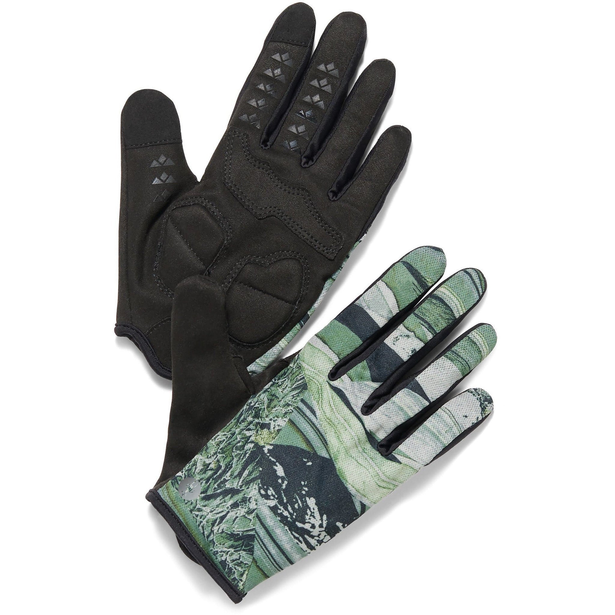1 Mountain Bike Gloves  -  X-Small / Sage Marble Giants Print