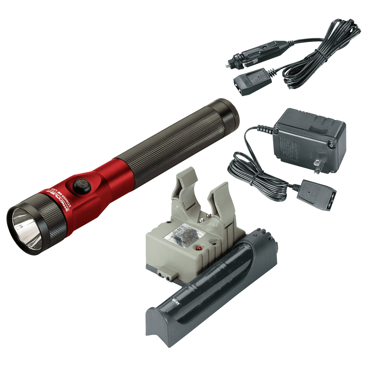 Streamlight Stinger DS LED w/AC/DC - PB - Red