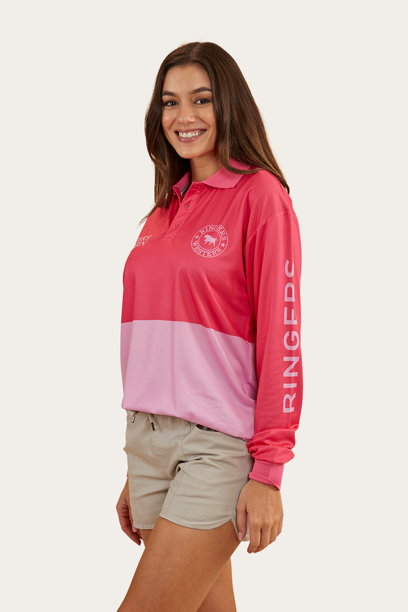 Halls Creek Unisex Fishing Jersey - Melon