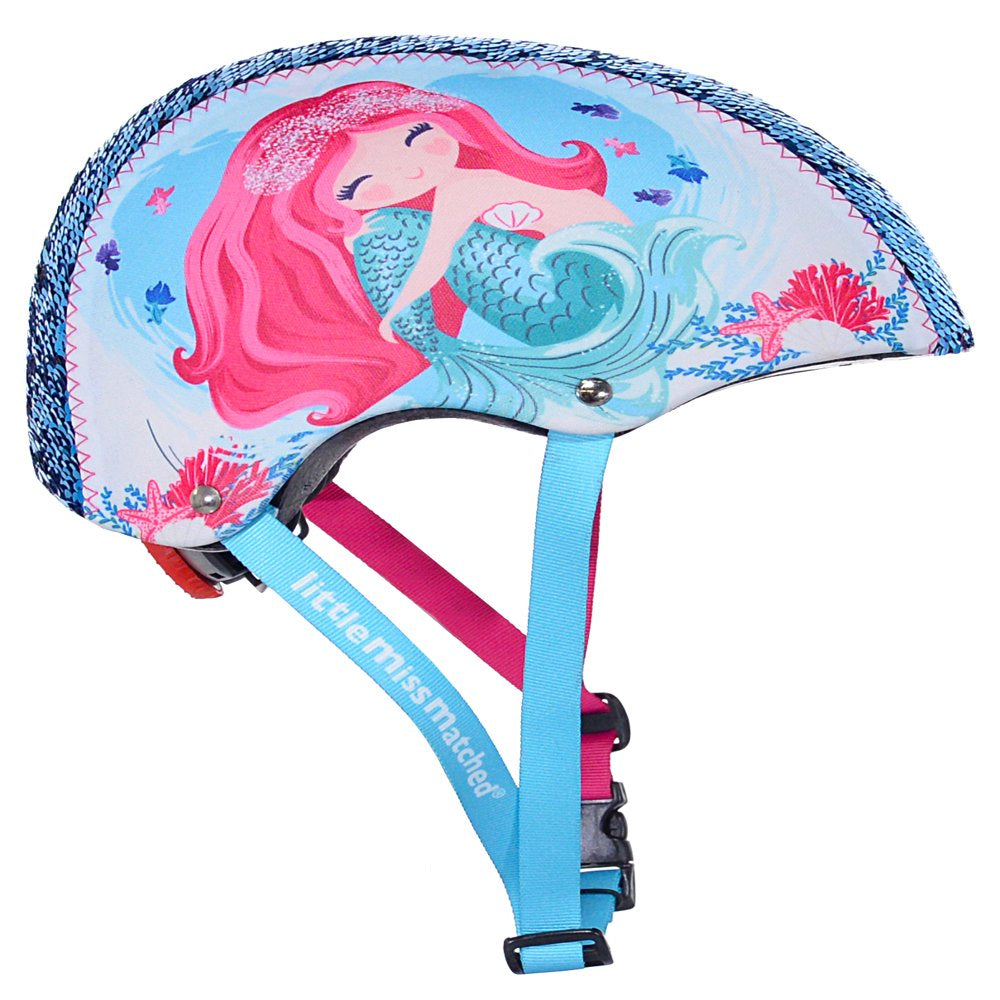 Littlemissmatched Furrr-Tastic Birdie Multi-Sport Child'S Helmet, Pink/Blue