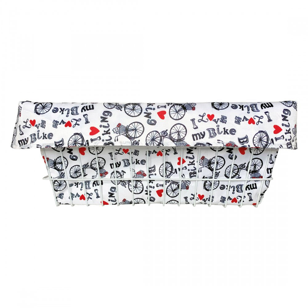 Cruiser Candy Reversible Trike Basket Liner I Love My Bike Trike XL