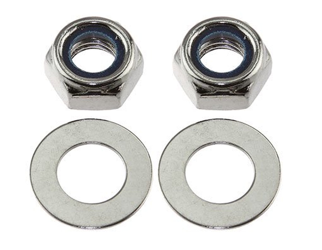 Trike Axle Nut and Washer Set 2414 Chrome. Bicycle Parts