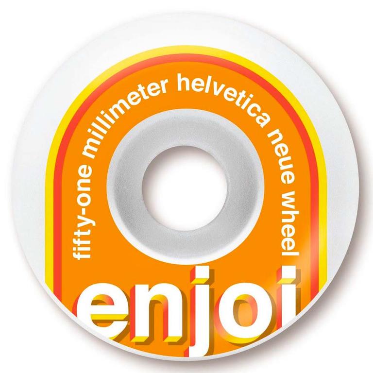 Enjoi Helvetica Neue 51MM 99A Skateboard Wheels