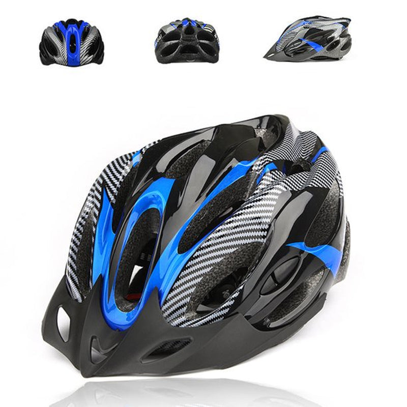 Gonex Cycling Bicycle Helmet, Adult Youth Safety Adjustable Carbon Hat with Visor Hole