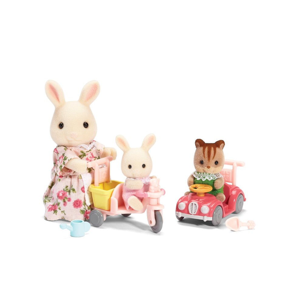 Calico Critters Apple N Jake'S Ride N Play, Dollhouse Playset with Figures and Accessories