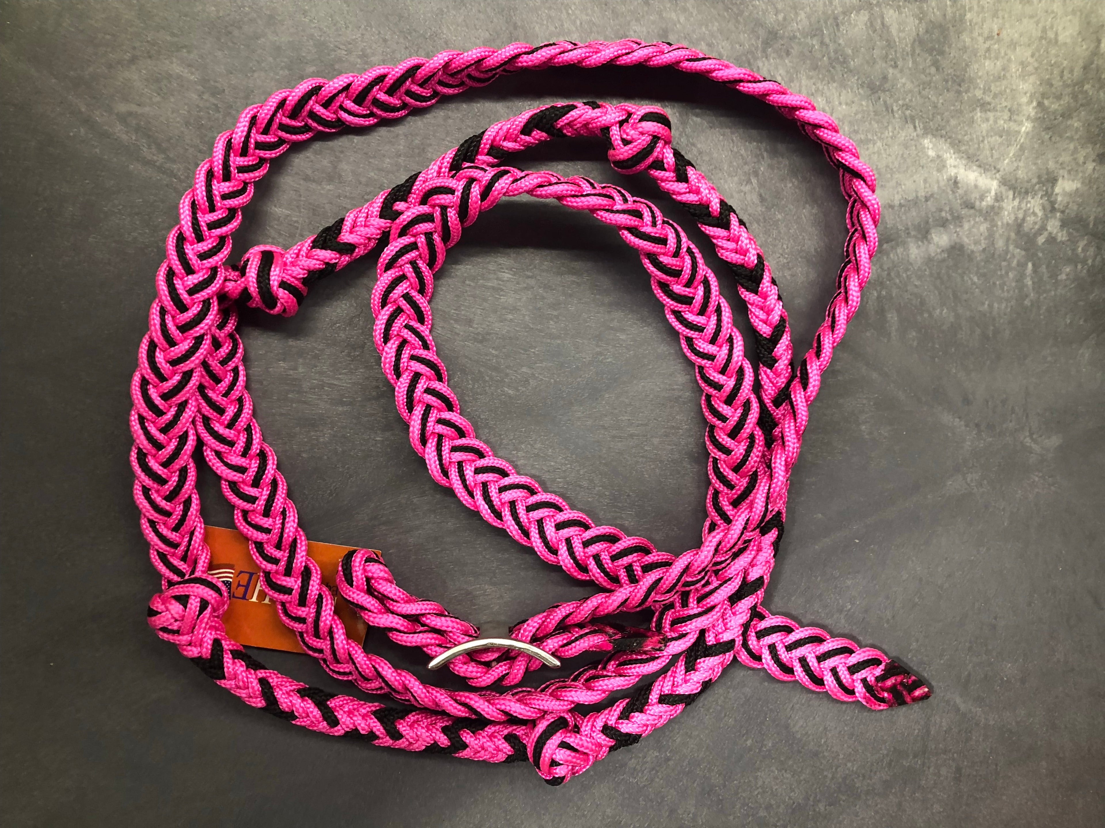 Braided Poly Barrel Rein